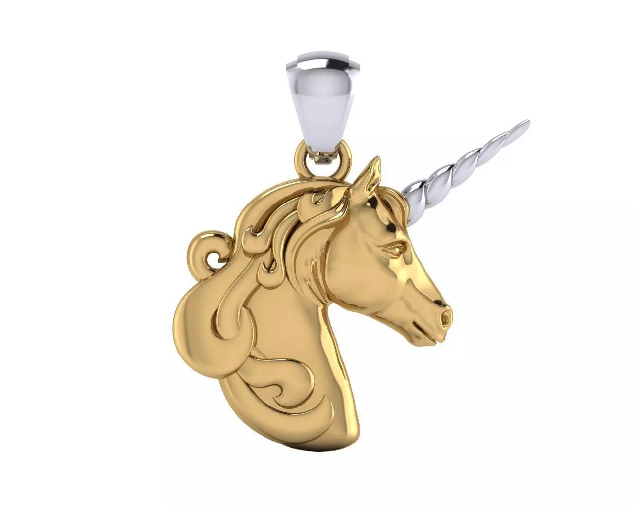Unicorn Pendant 3D print model