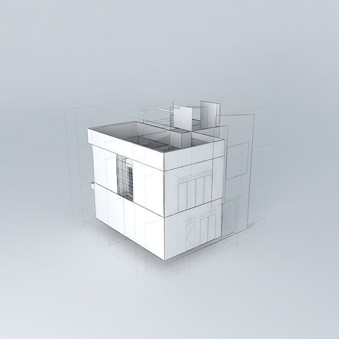 Industrial box Free 3D model_4