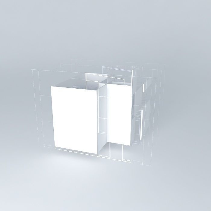 Industrial box Free 3D model_1