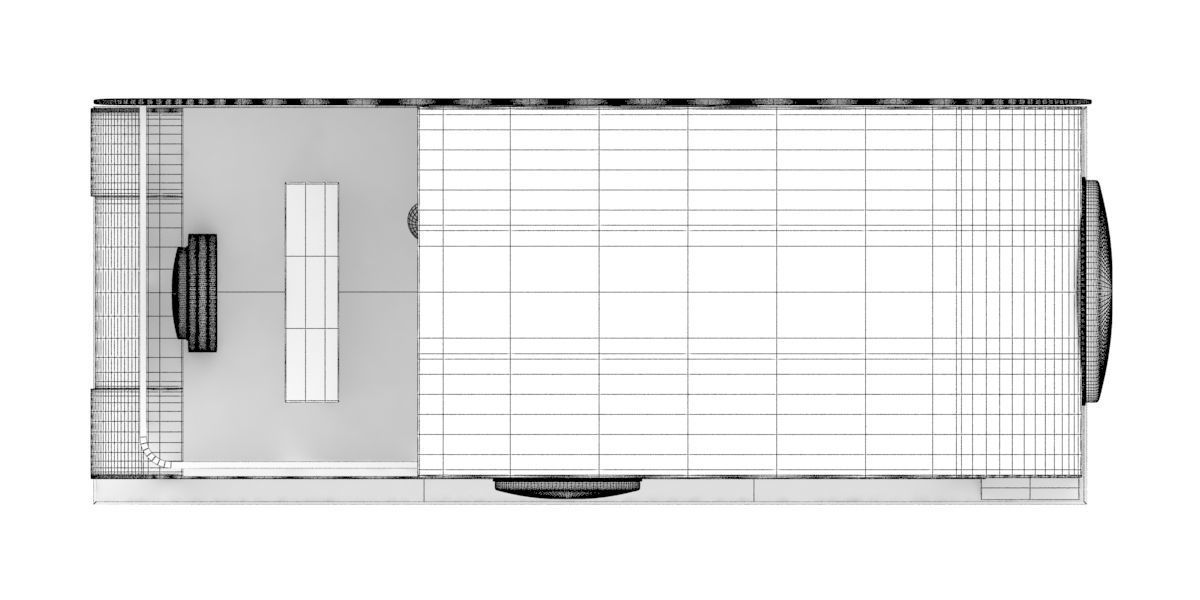 Exhibition stand of 2 levels 3D model_8