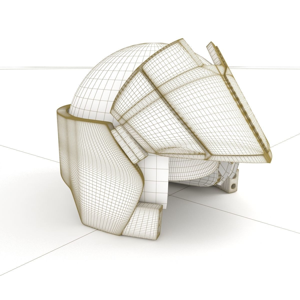 helmet macross  3D model_6