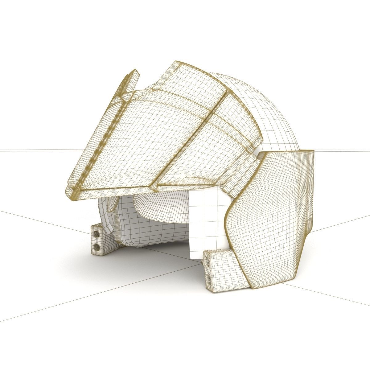 helmet macross  3D model_5