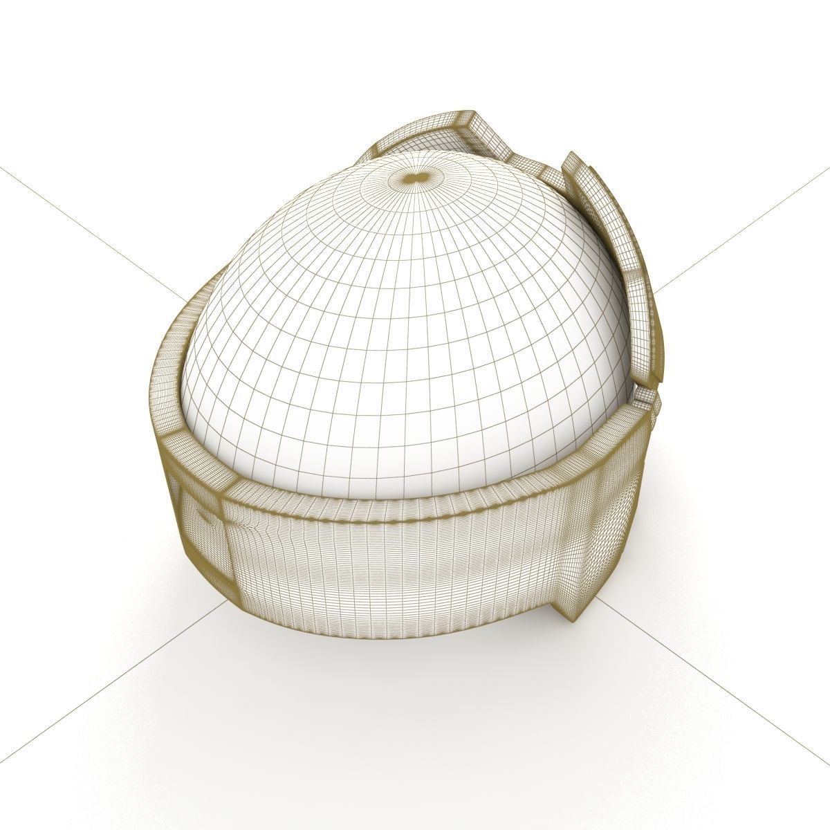 helmet macross  3D model_7