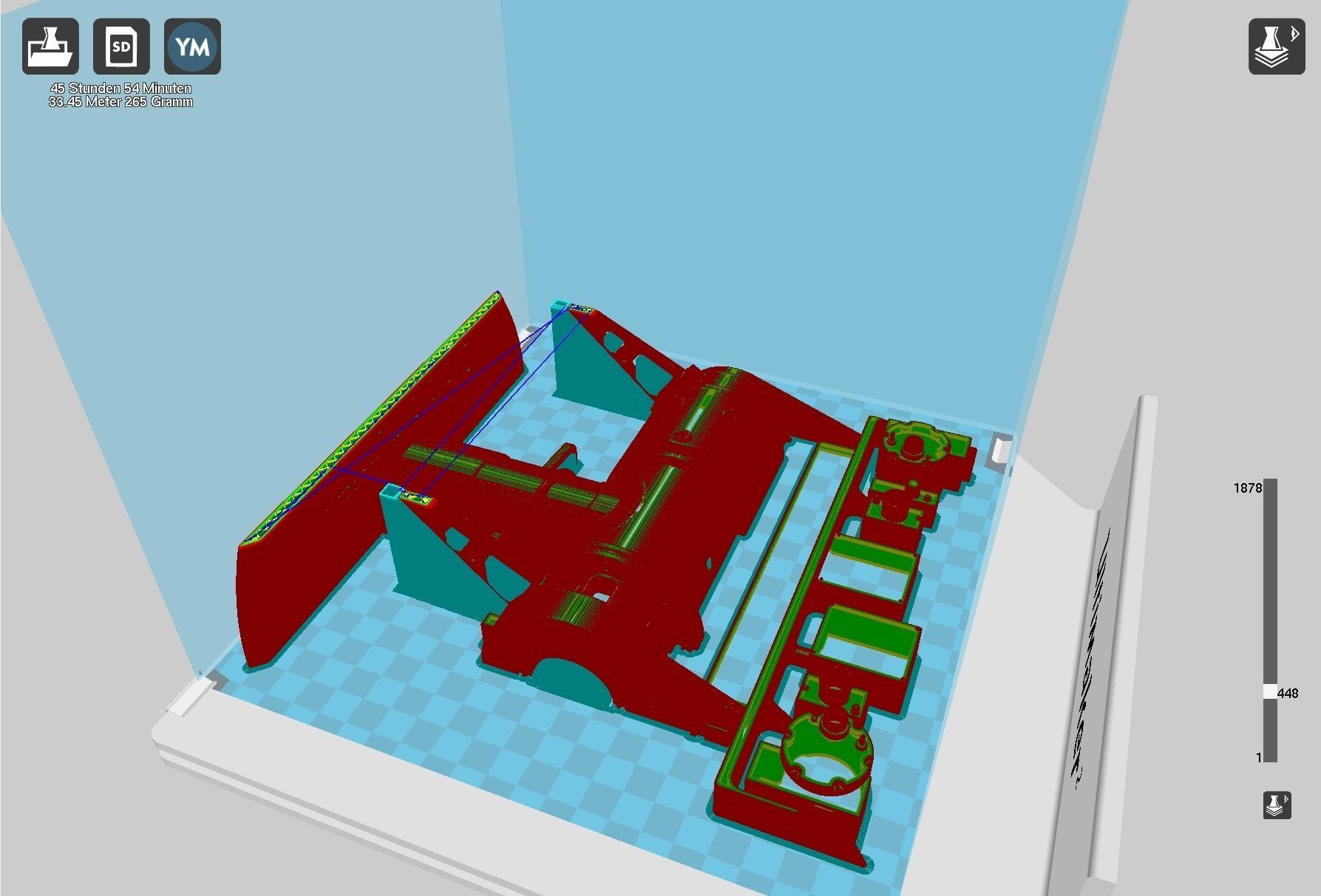 Opportunity Mars Rover Camera Head Bust 3D print model_40