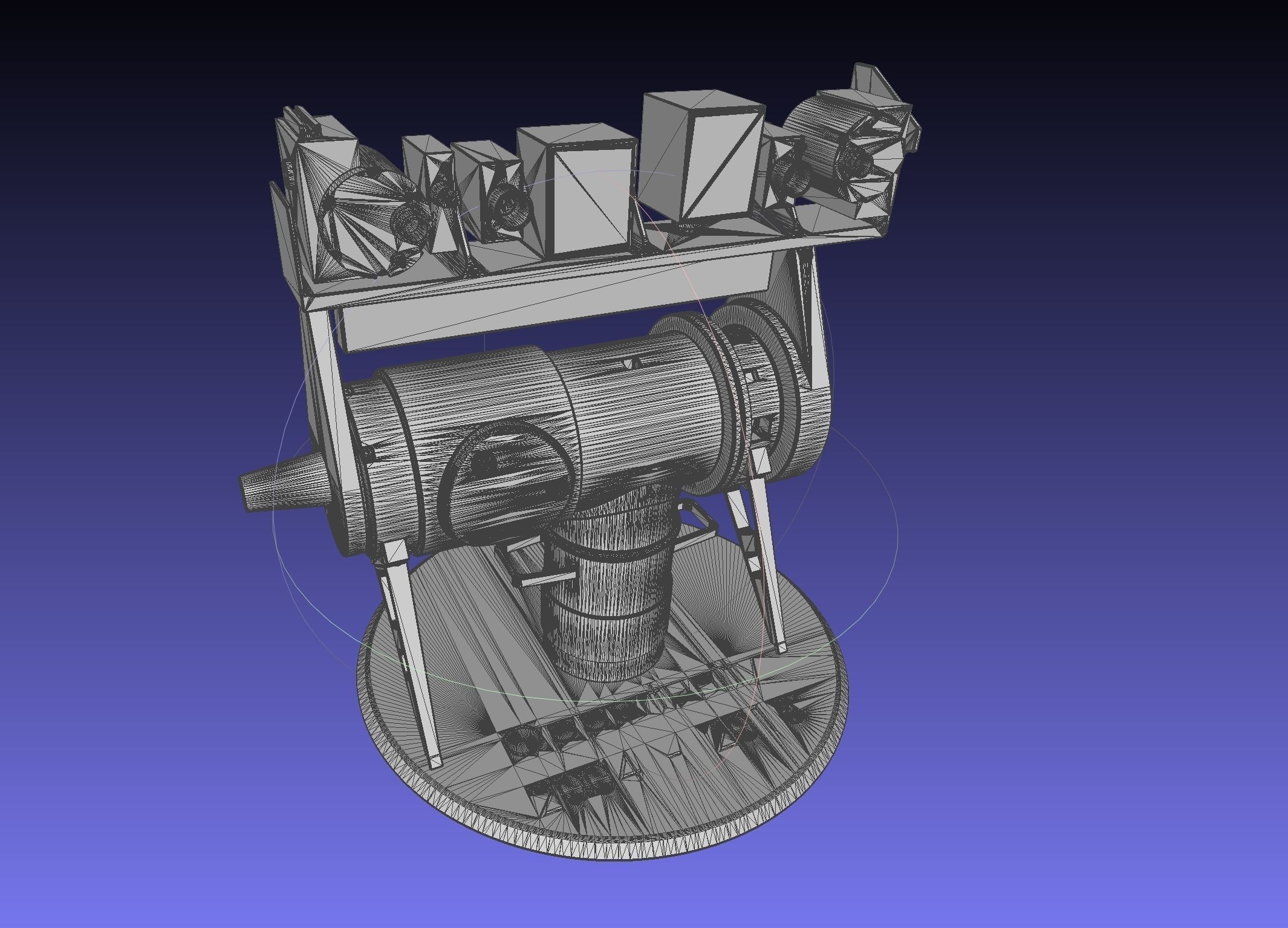 Opportunity Mars Rover Camera Head Bust 3D print model_15