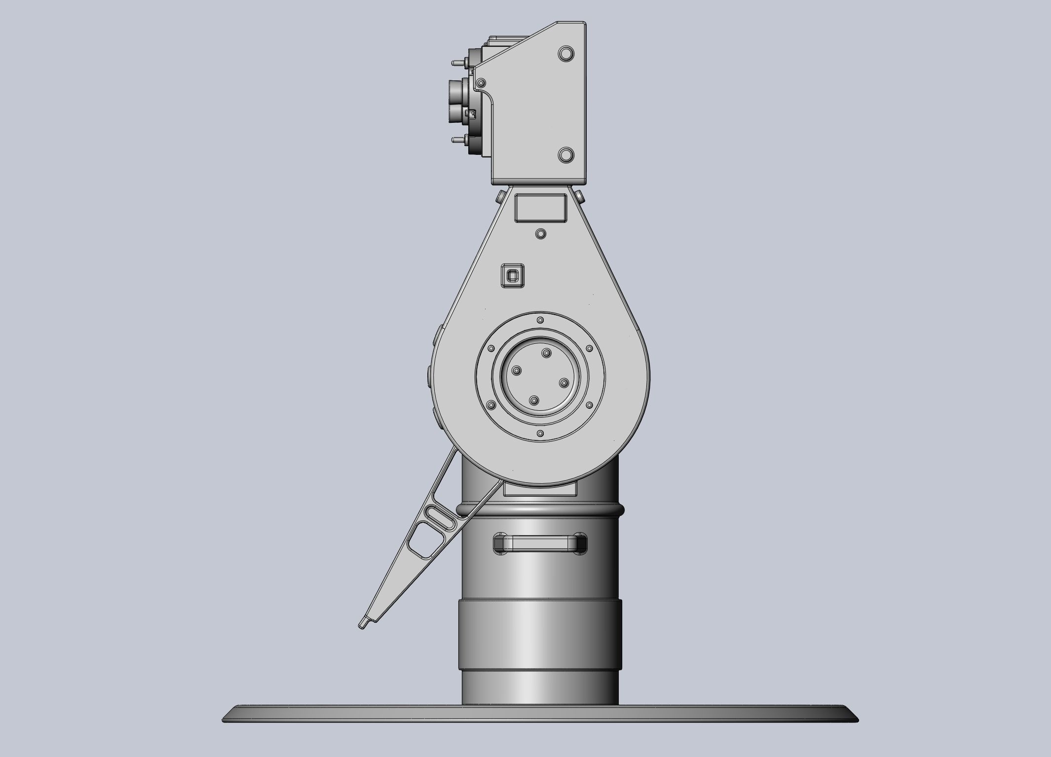 Opportunity Mars Rover Camera Head Bust 3D print model_14