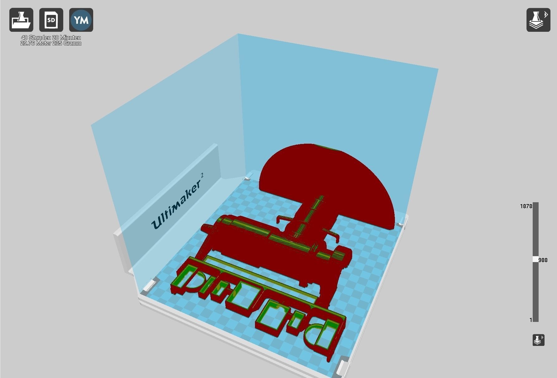 Opportunity Mars Rover Camera Head Bust 3D print model_33