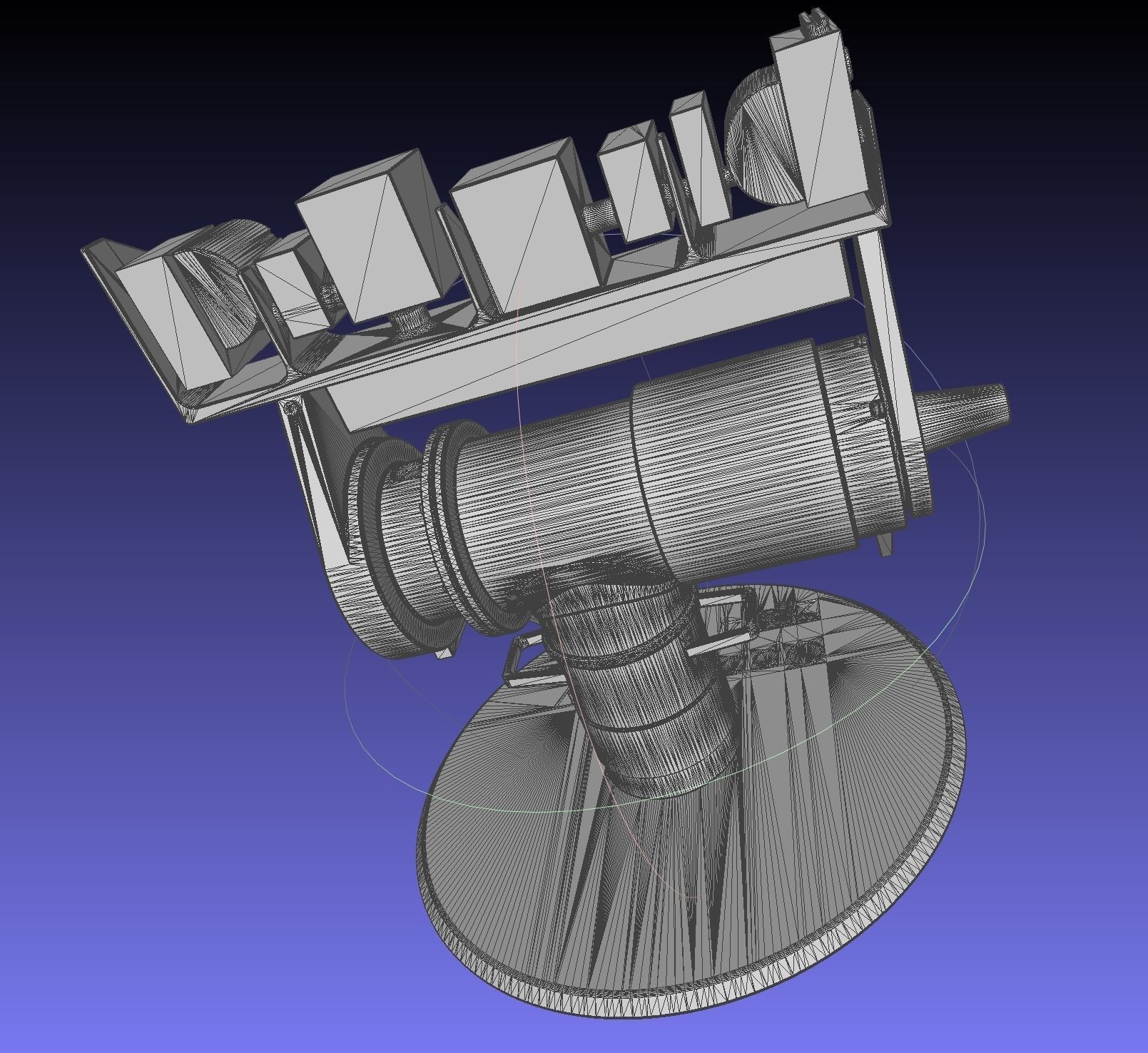 Opportunity Mars Rover Camera Head Bust 3D print model_17