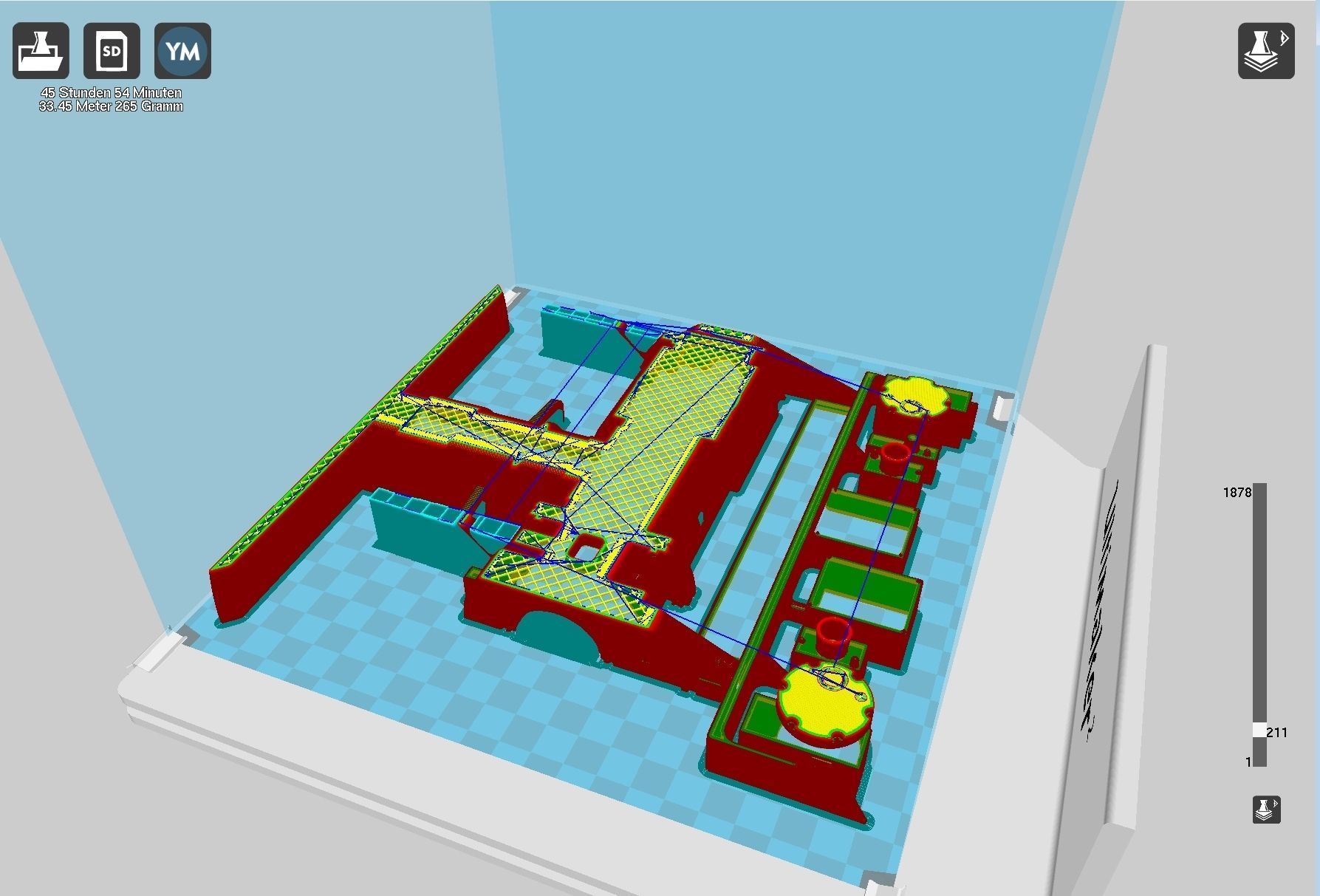 Opportunity Mars Rover Camera Head Bust 3D print model_46
