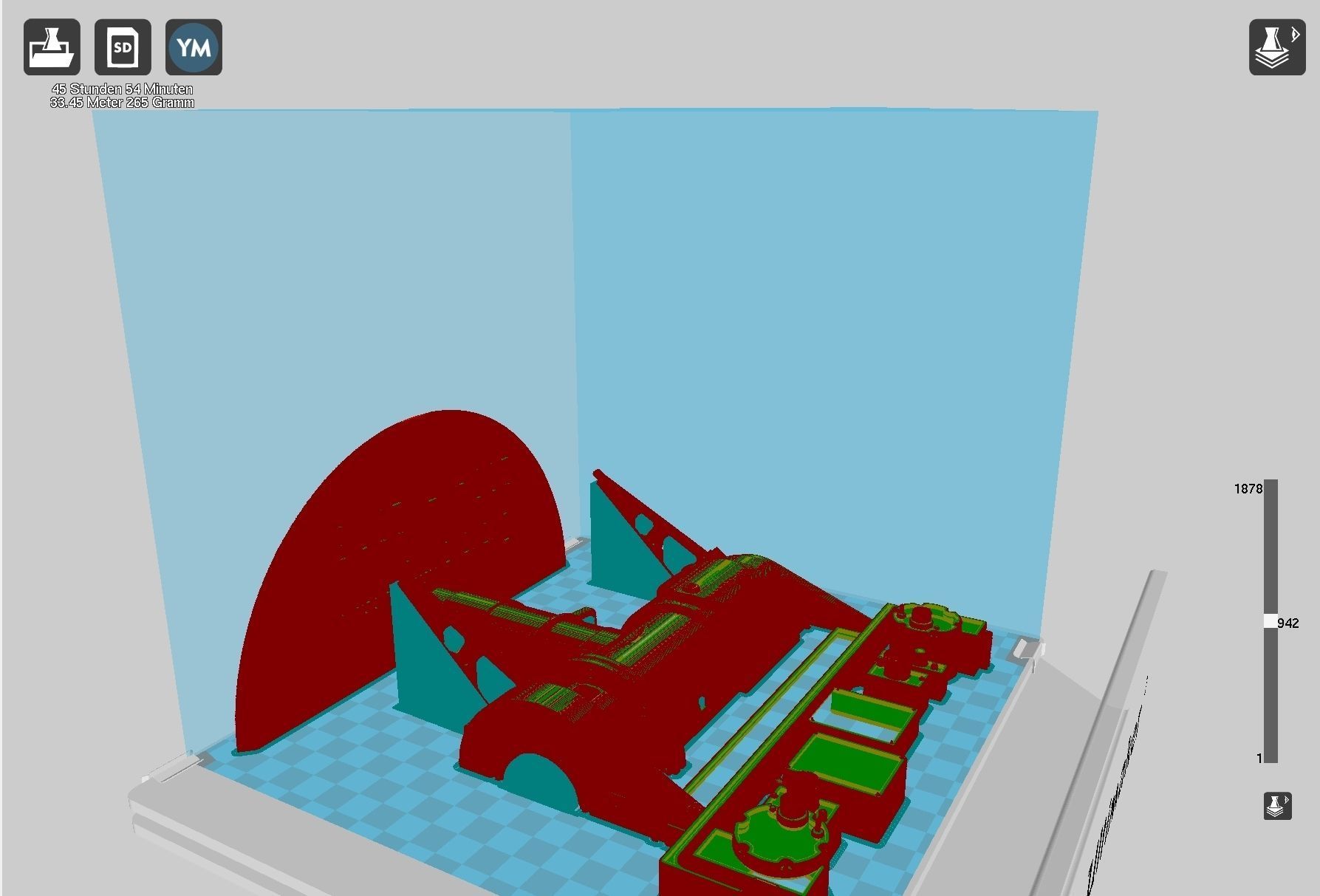 Opportunity Mars Rover Camera Head Bust 3D print model_36