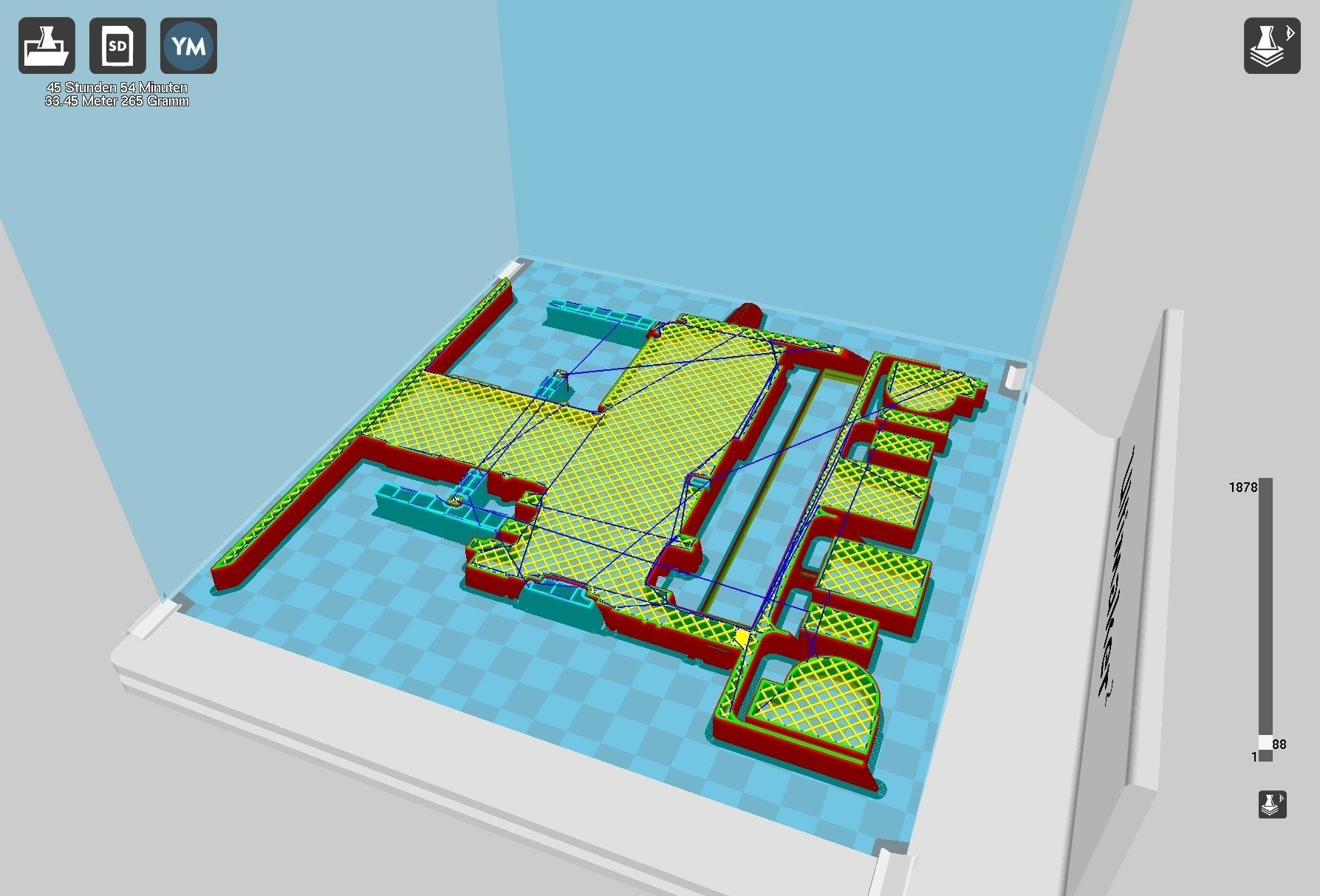 Opportunity Mars Rover Camera Head Bust 3D print model_48