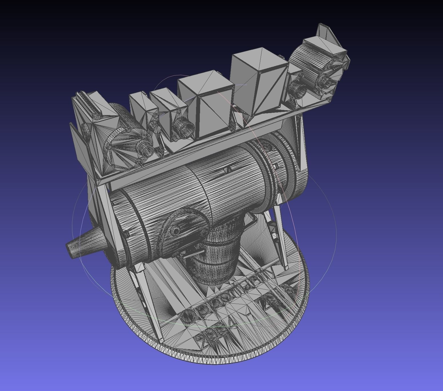 Opportunity Mars Rover Camera Head Bust 3D print model_1
