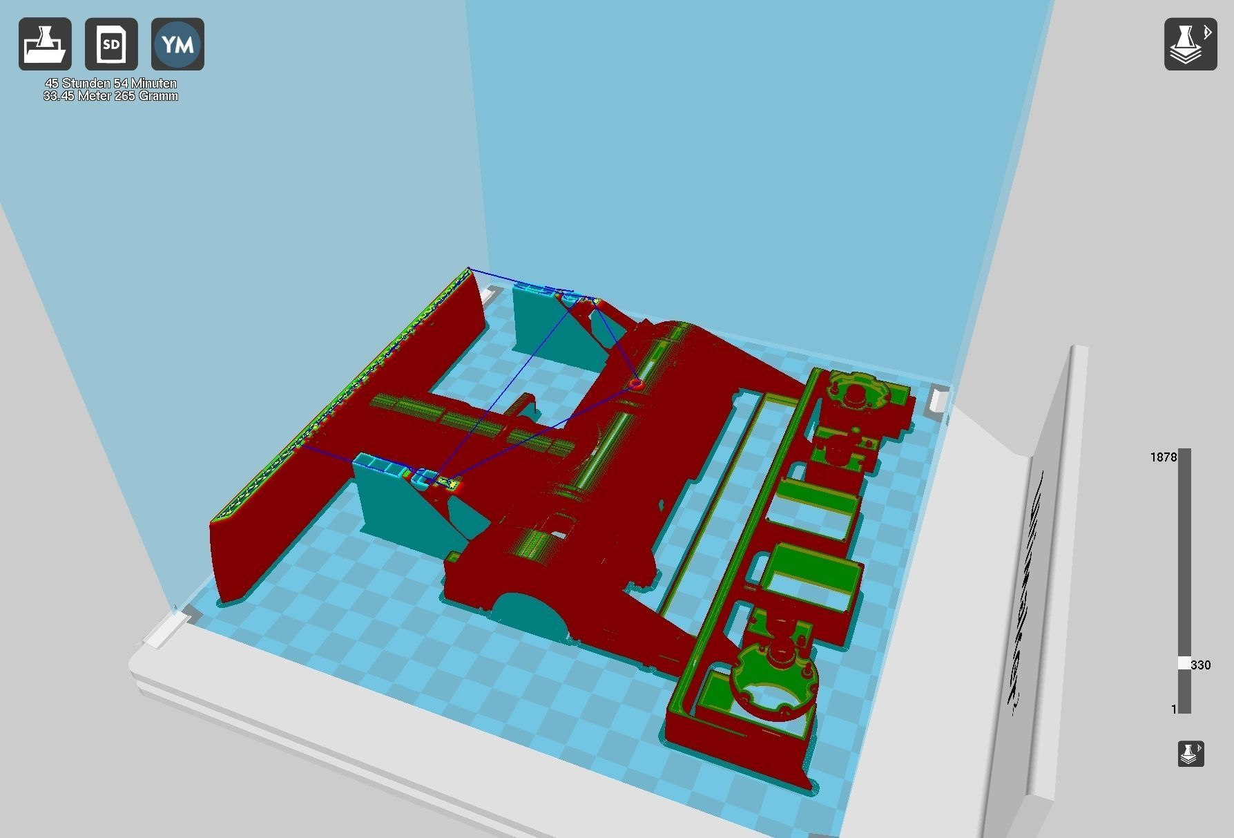Opportunity Mars Rover Camera Head Bust 3D print model_39