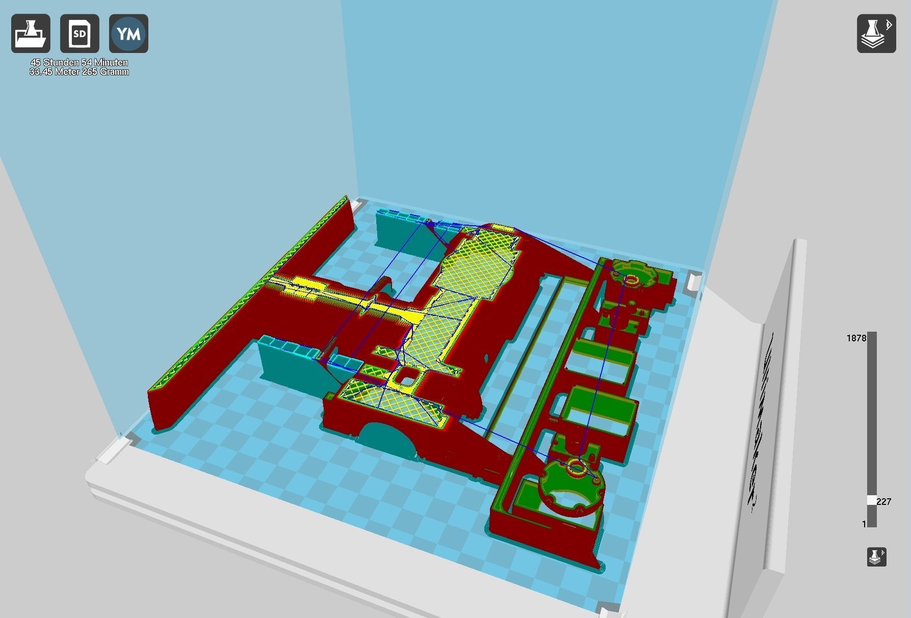 Opportunity Mars Rover Camera Head Bust 3D print model_42