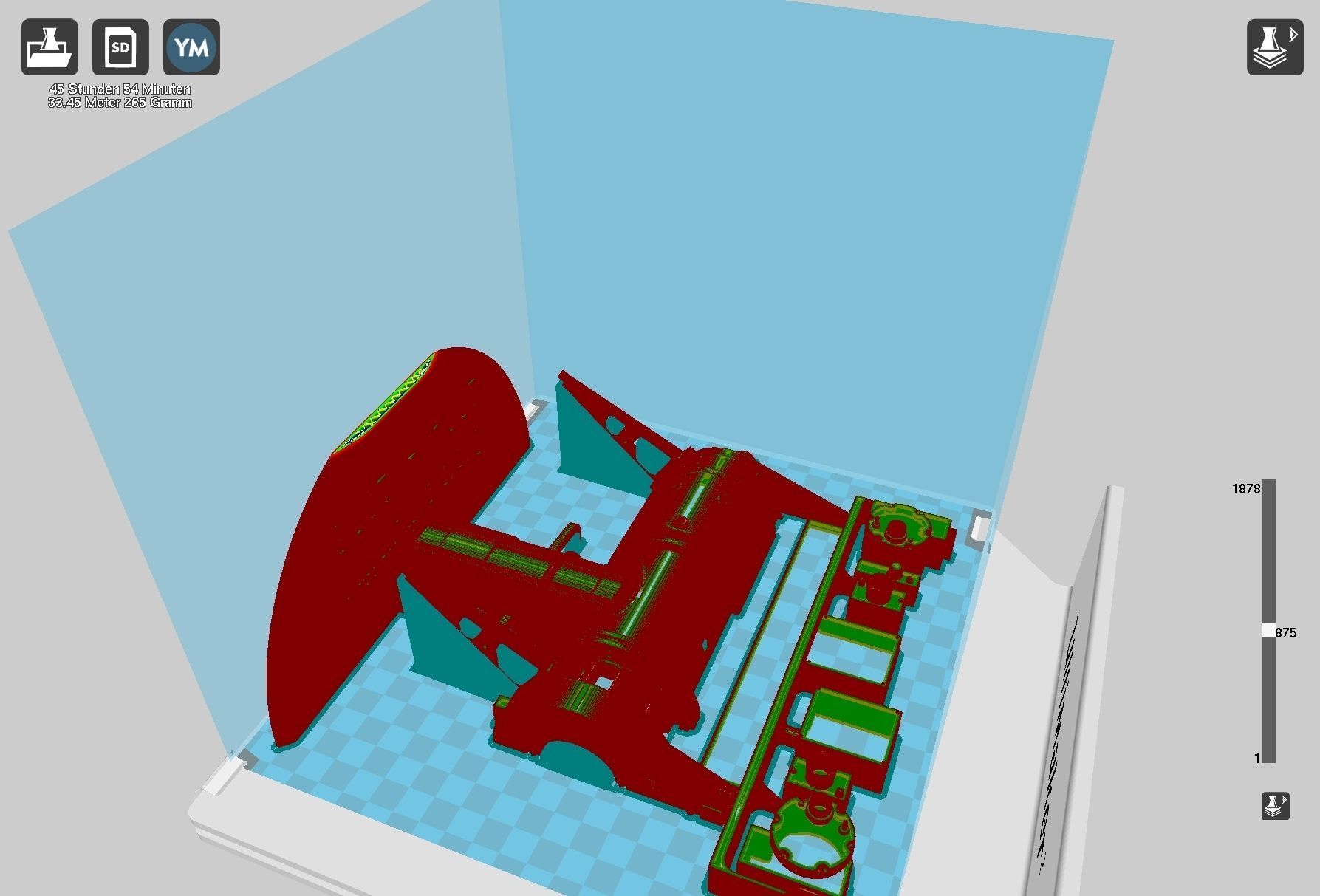 Opportunity Mars Rover Camera Head Bust 3D print model_38