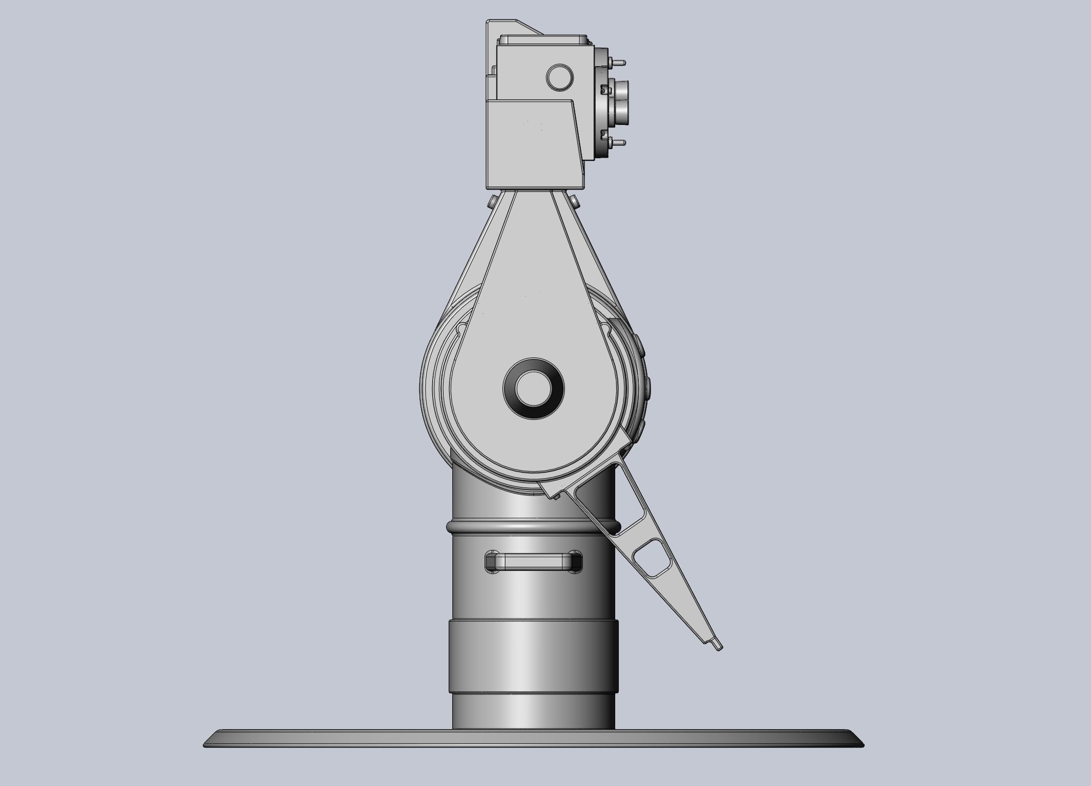 Opportunity Mars Rover Camera Head Bust 3D print model_26