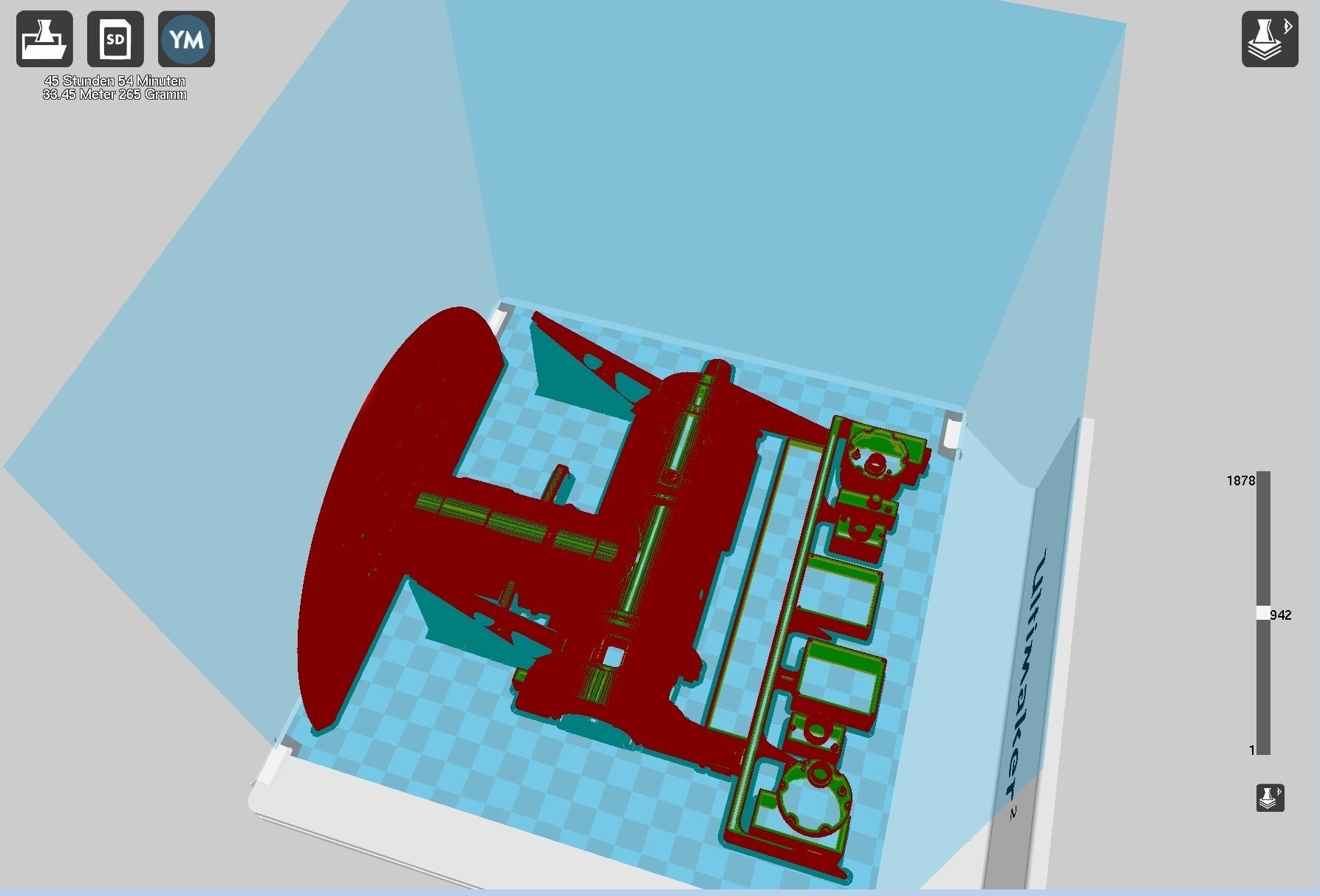 Opportunity Mars Rover Camera Head Bust 3D print model_37