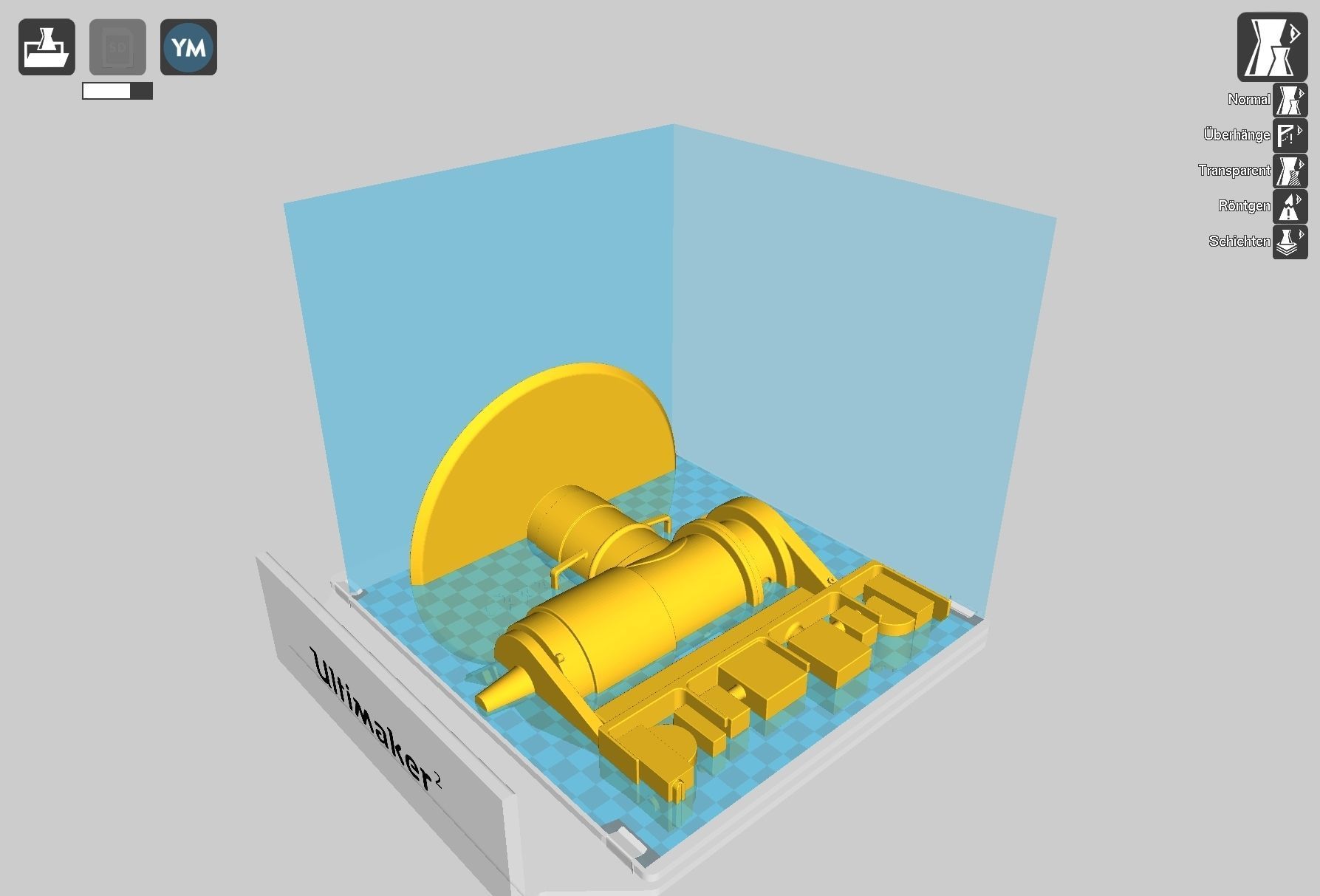Opportunity Mars Rover Camera Head Bust 3D print model_32