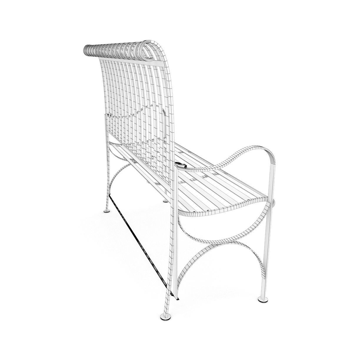 commercial area 3D model_4