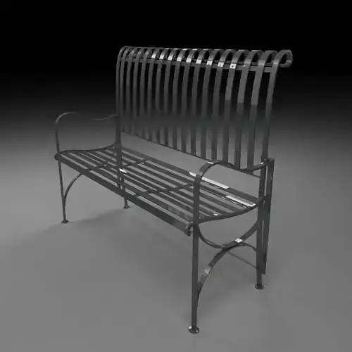 commercial area 3D model