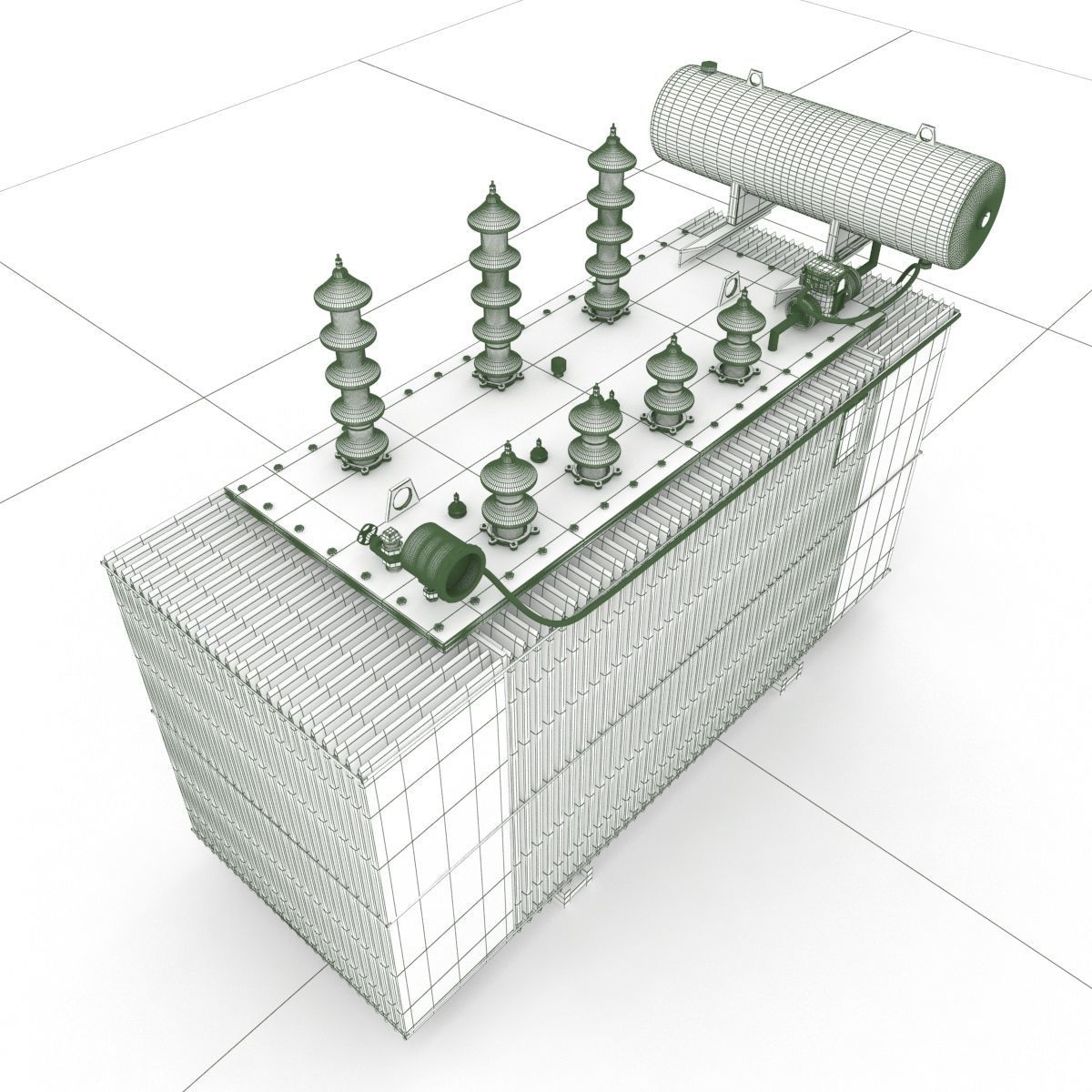 commercial area 3D model_32