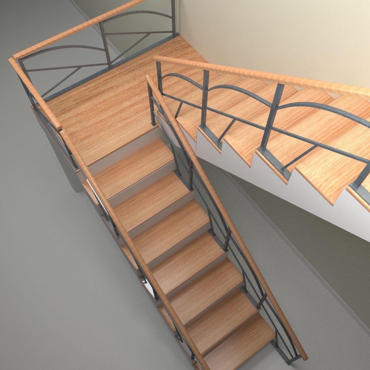 commercial area 3D model_9