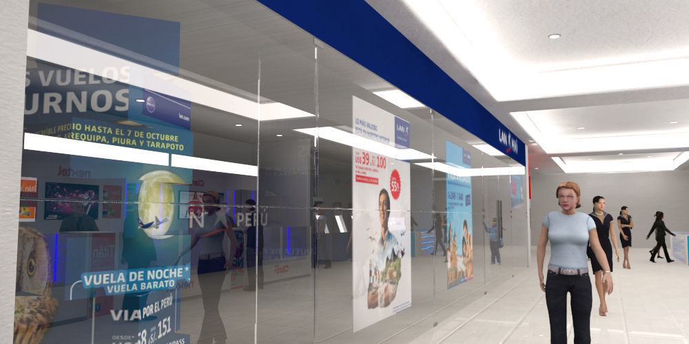 commercial area 3D model_41