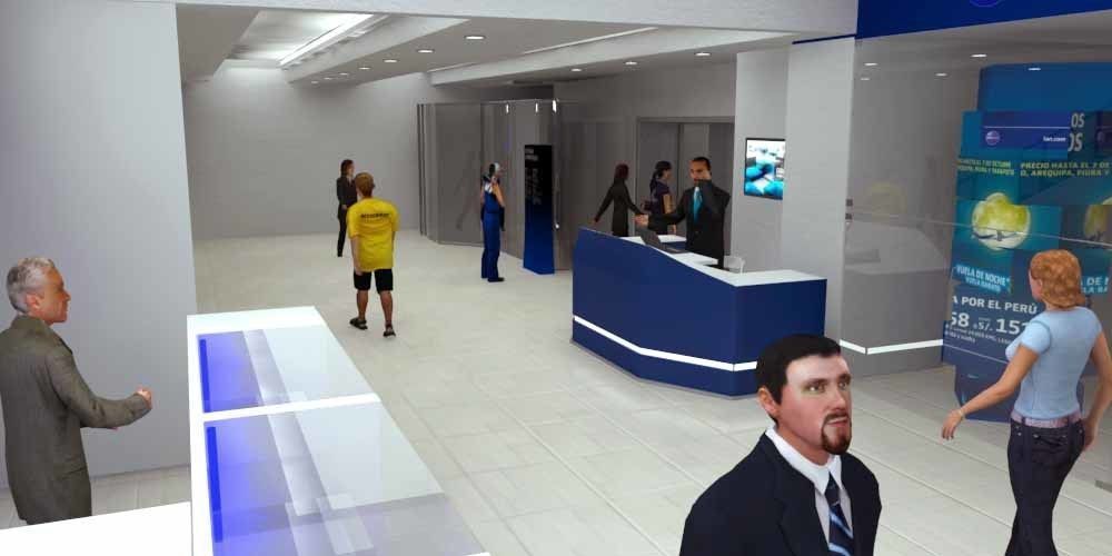 commercial area 3D model_35