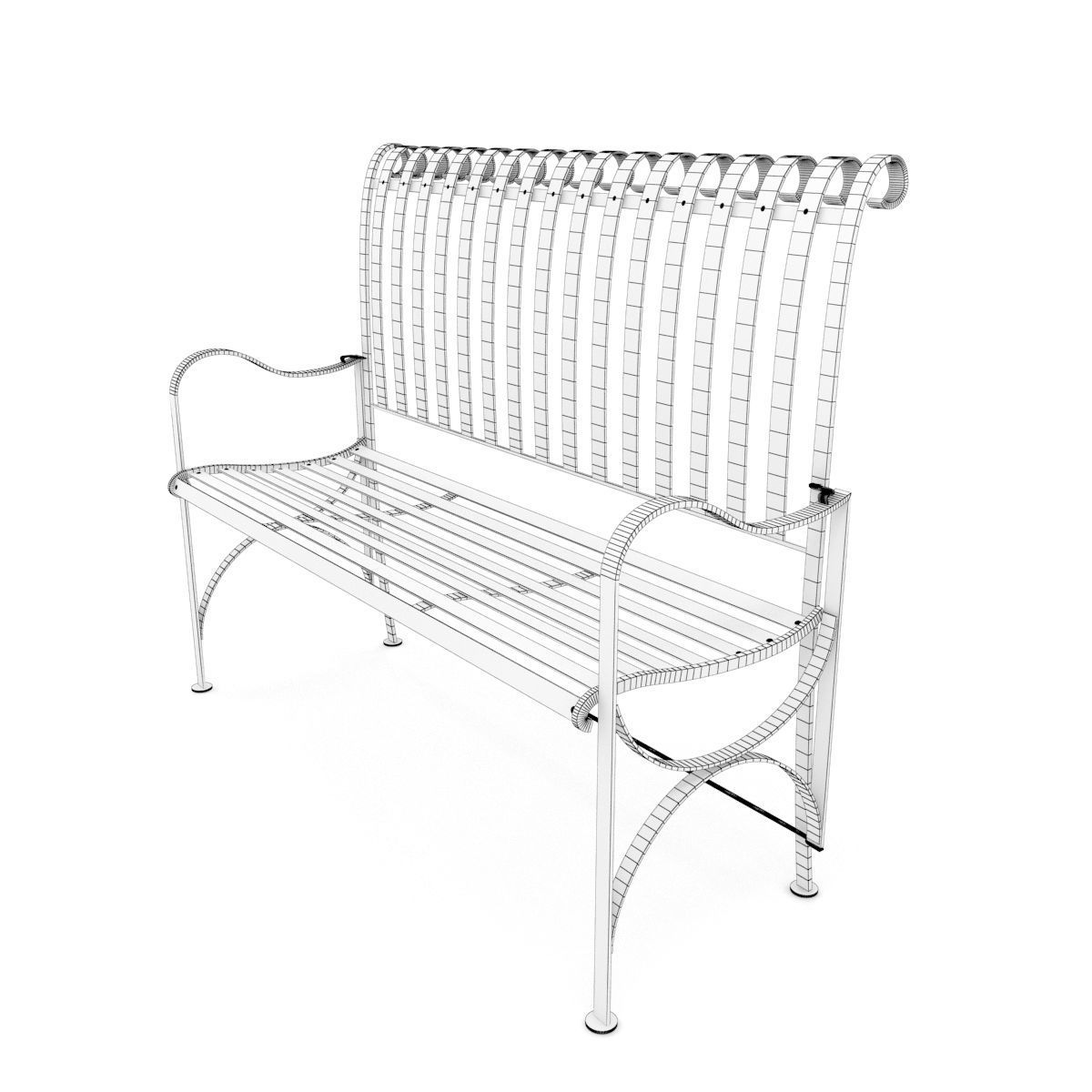 commercial area 3D model_12