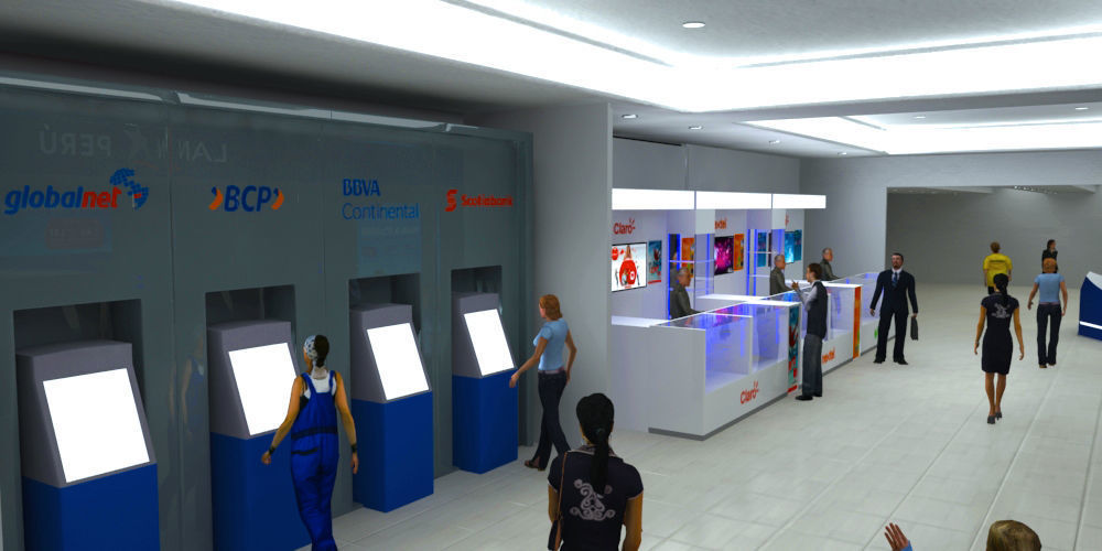 commercial area 3D model_37