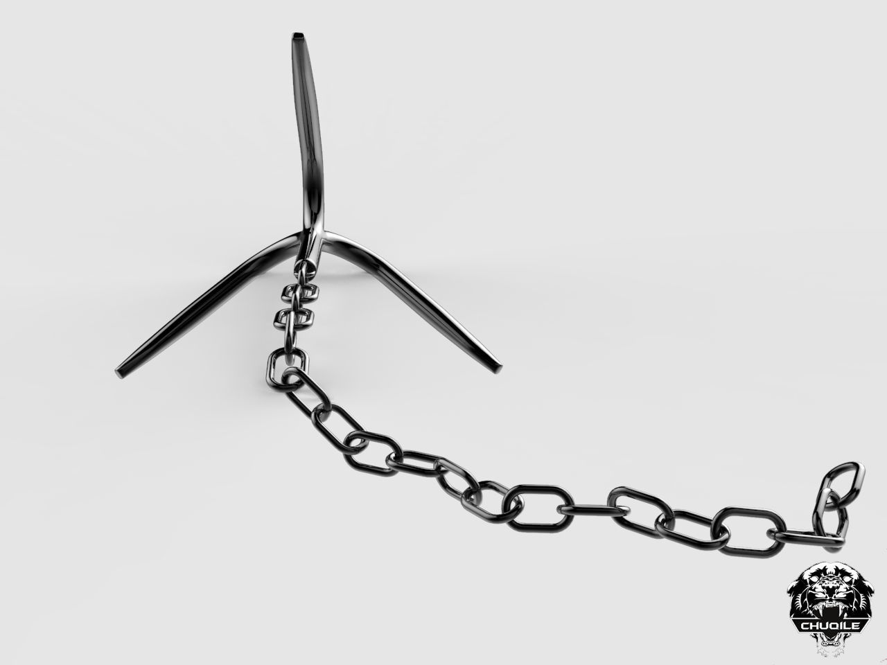 Grappling Hook Low-poly 3D model_3