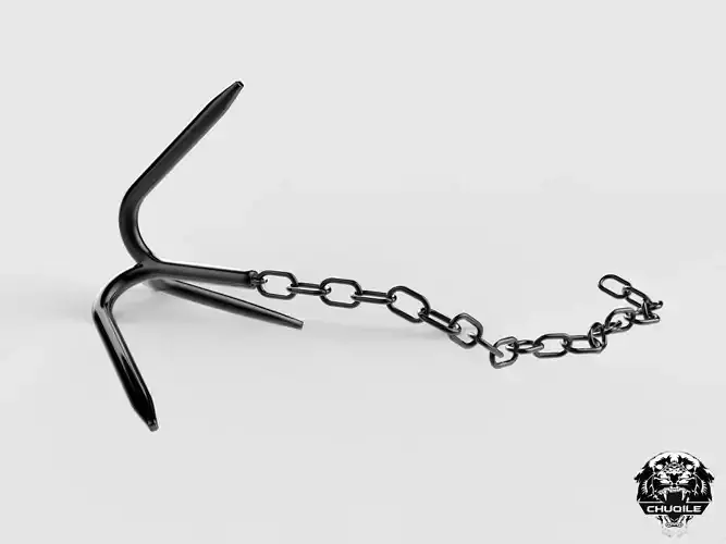 Grappling Hook Low-poly 3D model