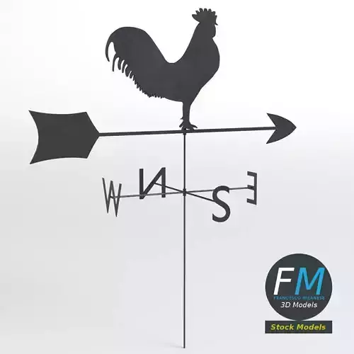 Weather vane 3D model