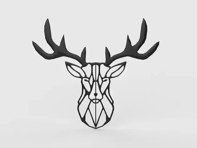 Deer wall decor