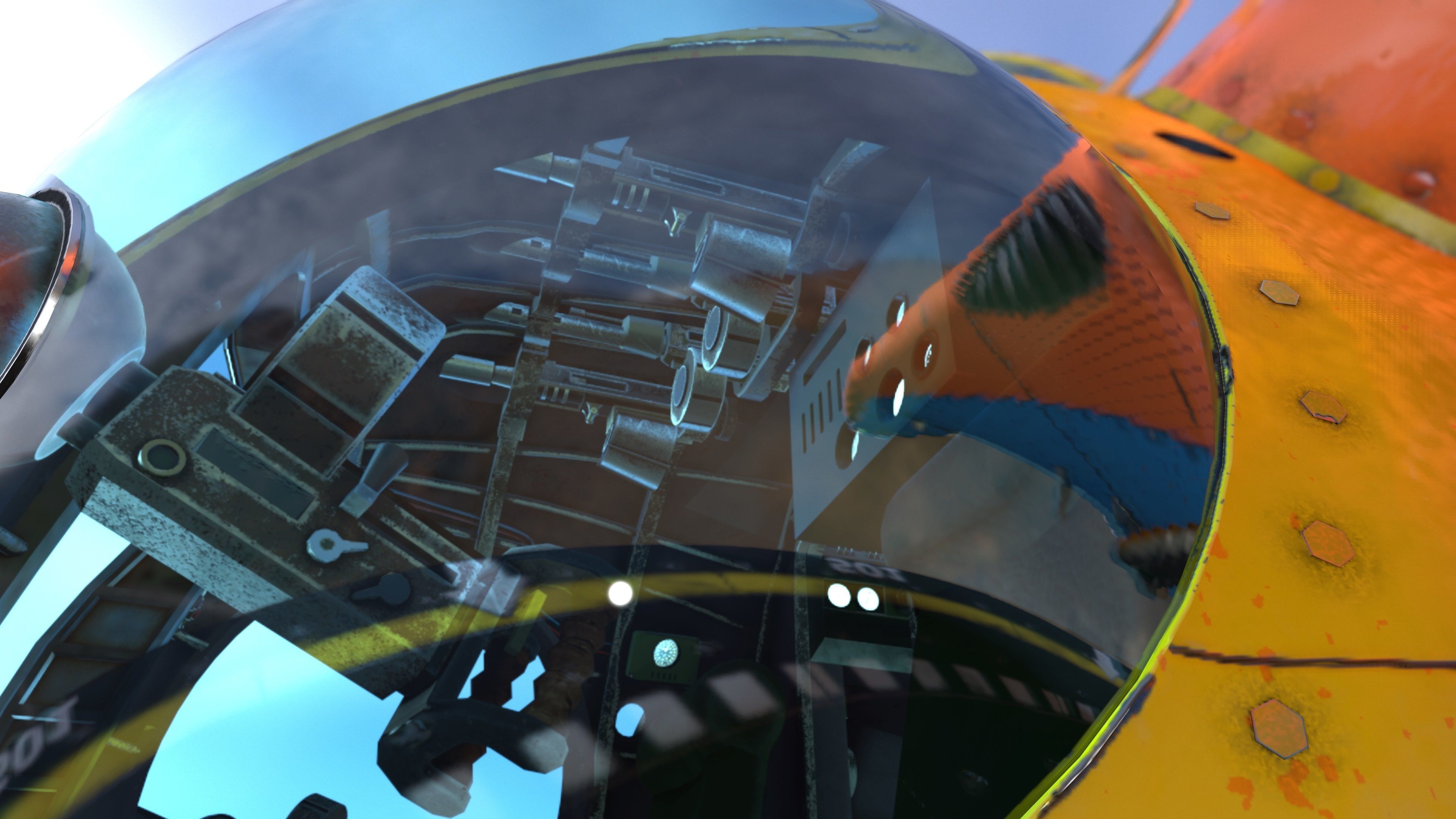 FALCO flying boat Low-poly 3D model_22