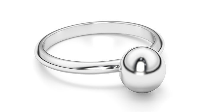 Ball Ring 3D print model