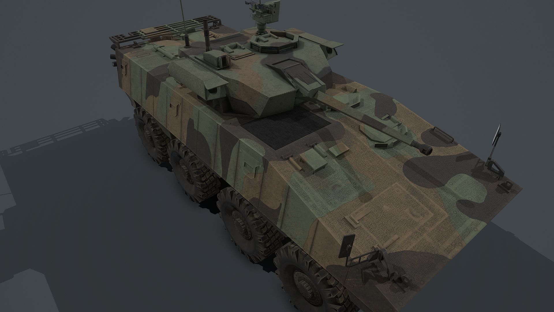 VBCI - 2 Nexter  Low-poly 3D model_17