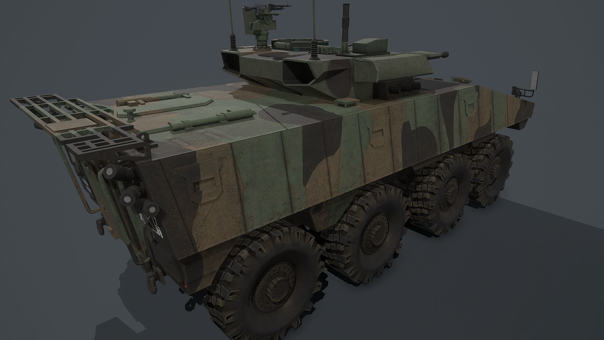 VBCI - 2 Nexter  Low-poly 3D model_18