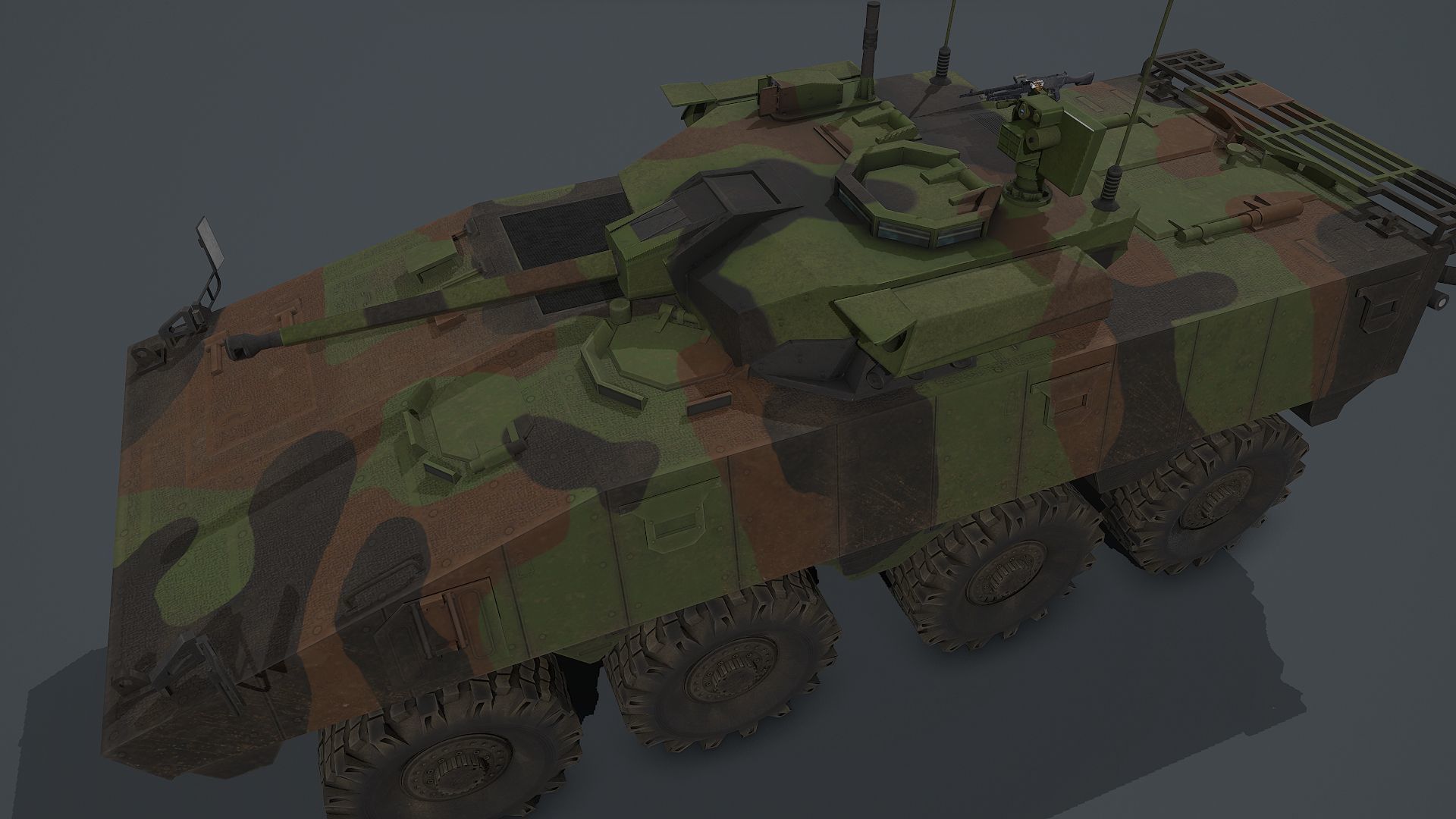 VBCI - 2 Nexter  Low-poly 3D model_15