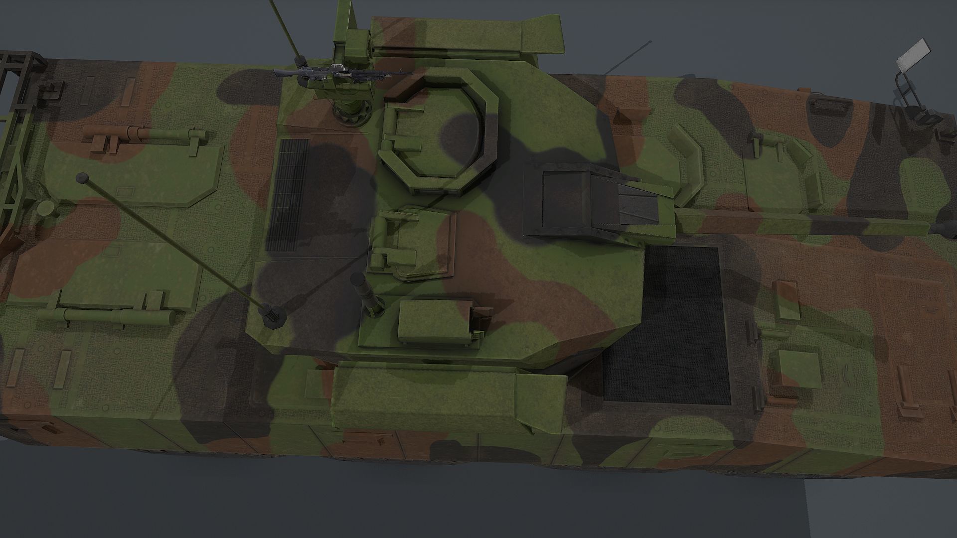 VBCI - 2 Nexter  Low-poly 3D model_14
