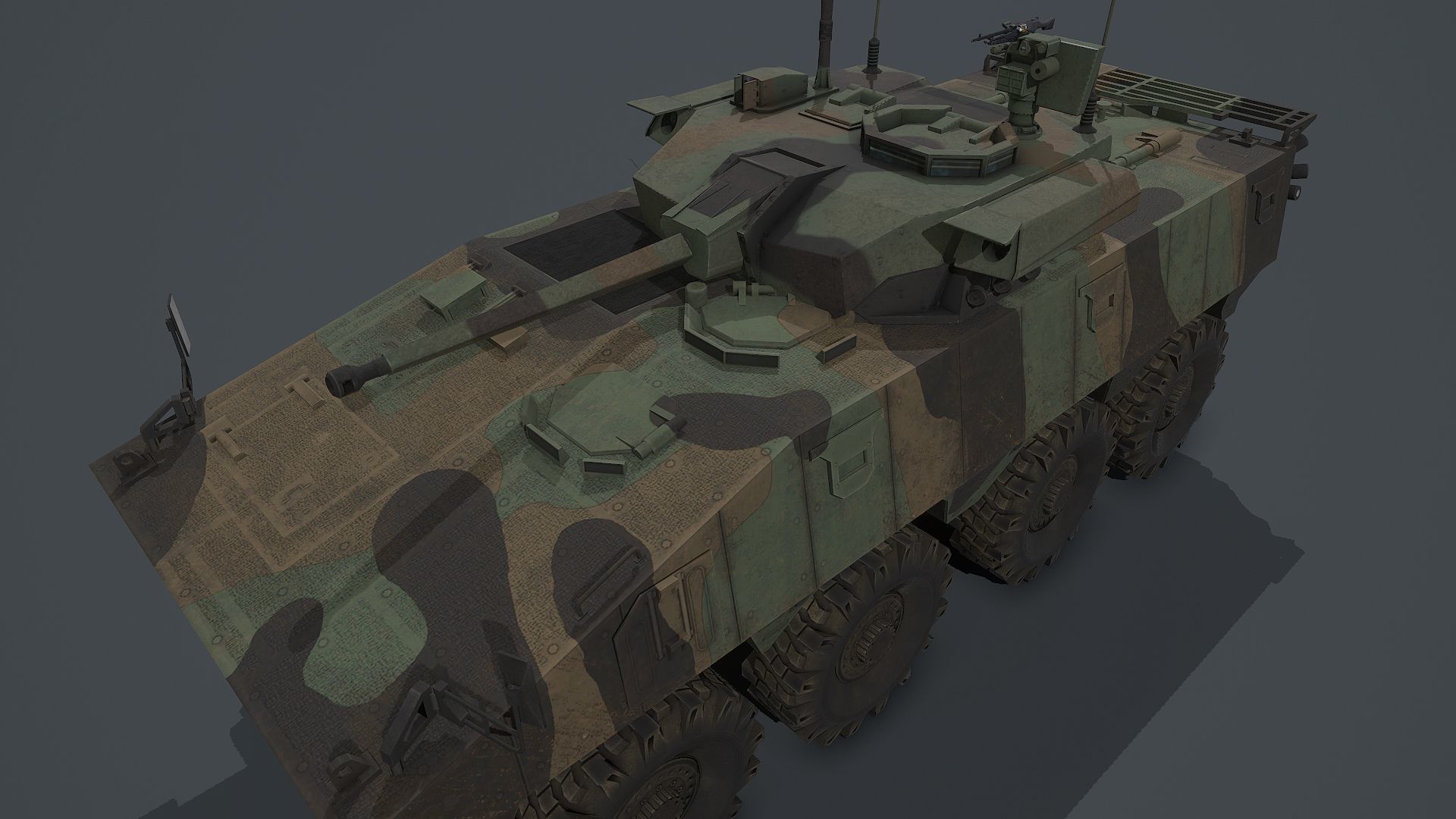 VBCI - 2 Nexter  Low-poly 3D model_20