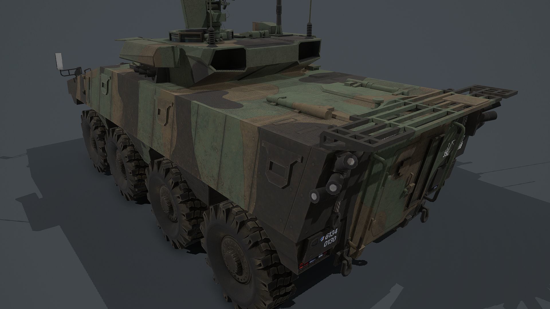 VBCI - 2 Nexter  Low-poly 3D model_19