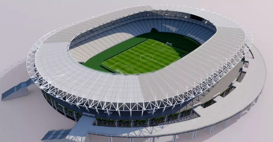 Ajinomoto Stadium - Tokyo 3D model_0