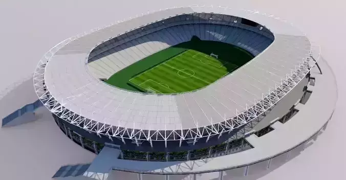 Ajinomoto Stadium - Tokyo 3D model