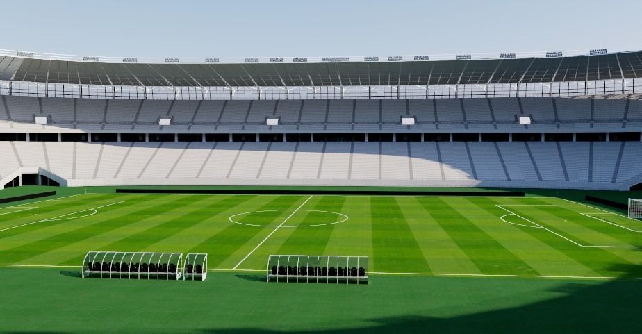 Ajinomoto Stadium - Tokyo 3D model_6