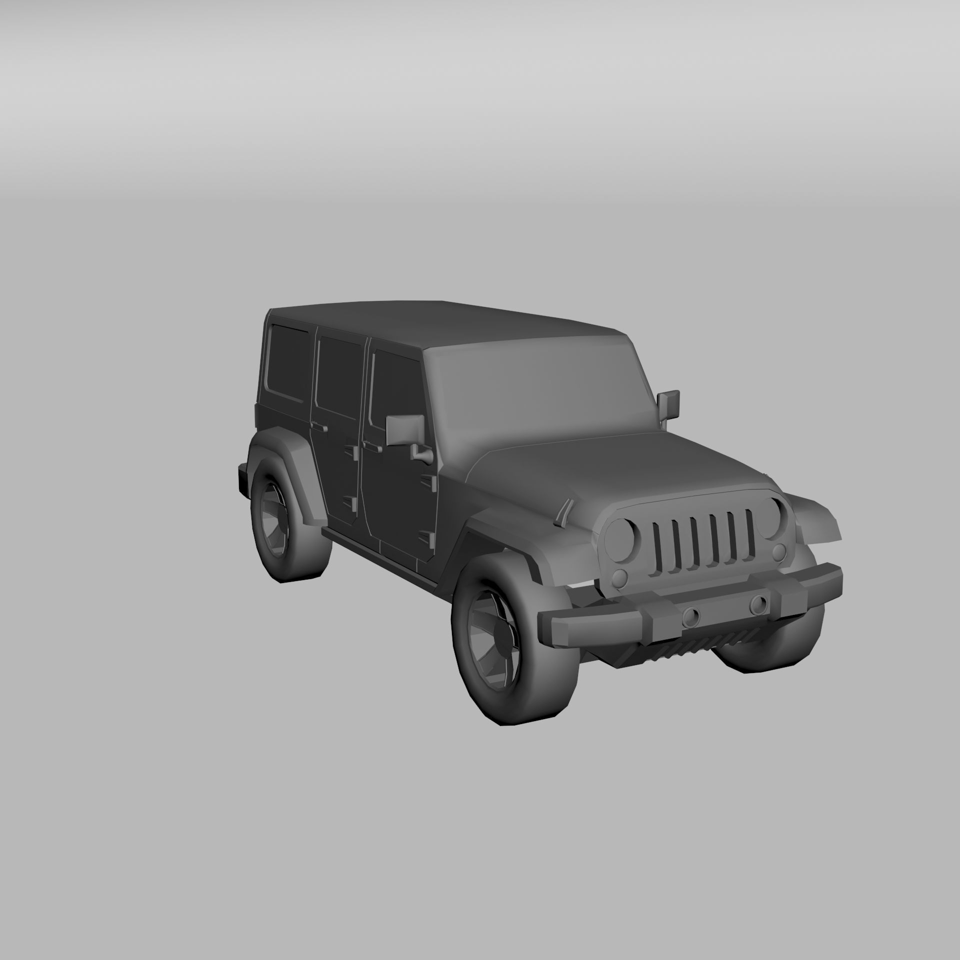 Jeep Wrangler Unlimited 3D print model_10