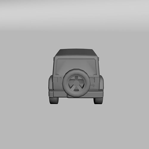 Jeep Wrangler Unlimited 3D print model 6