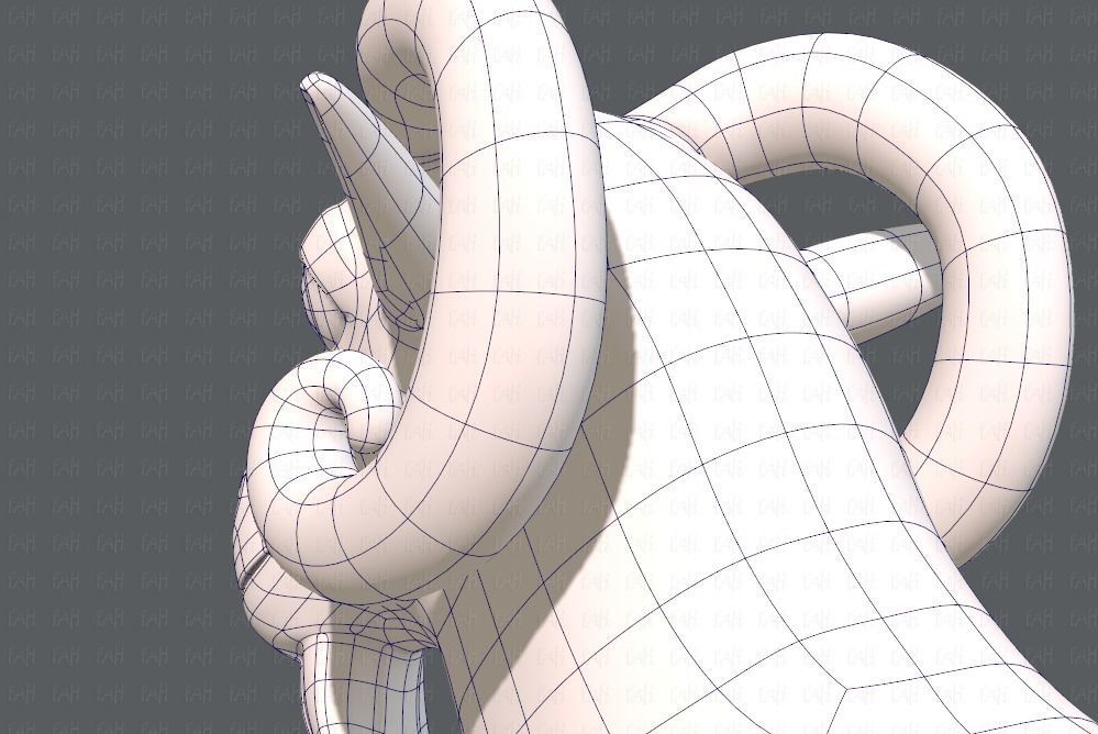 Sheep V01 Low-poly 3D model_30