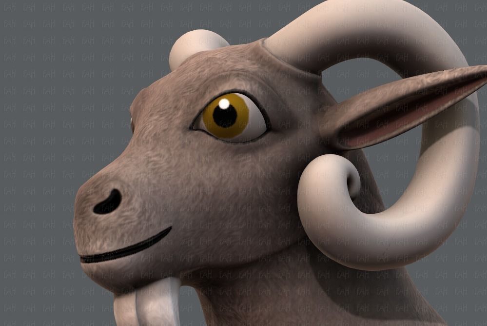 Sheep V01 Low-poly 3D model_24