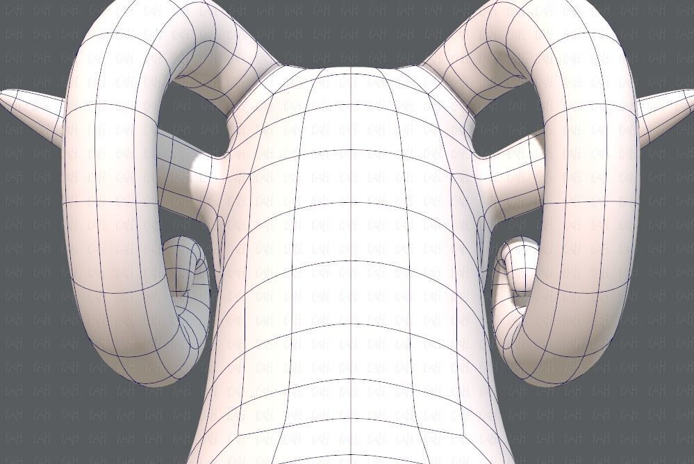 Sheep V01 Low-poly 3D model_29